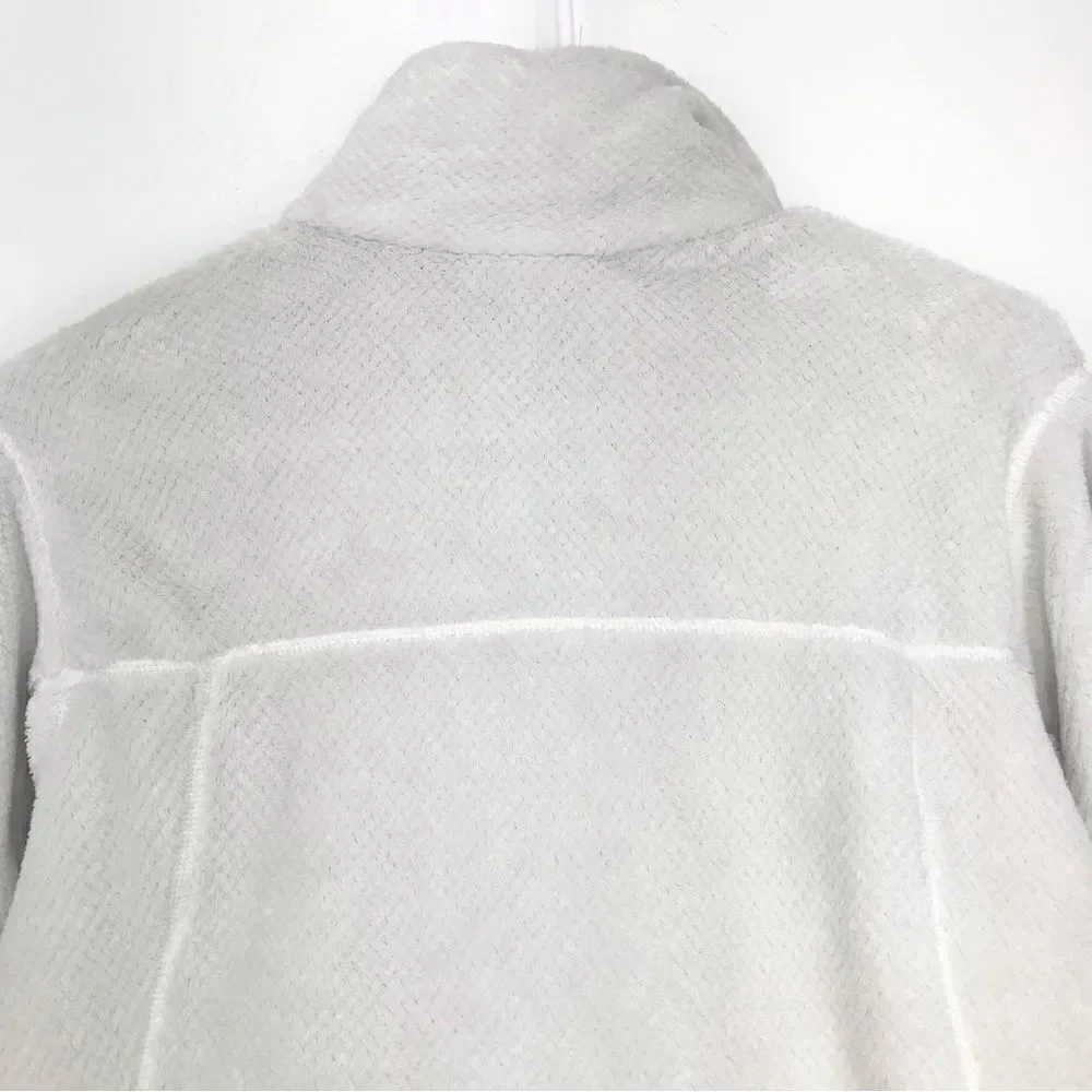 Patagonia RE-TOOL White Cream Quarter Snap Fleece Polartec Performance Pullover - Picture 10 of 16